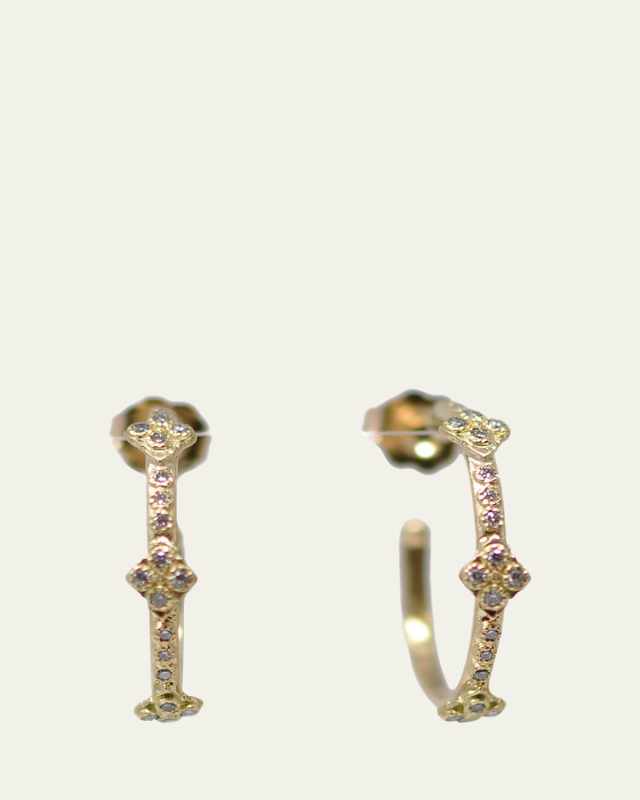 Diamond Crivelli Hoop Earrings